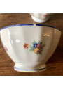 Set of 6 small bowls with floral decoration | P. L France