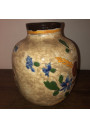 Ancien vase en céramique polychrome signé J.Massier Vallauris 1985