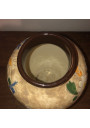 Ancien vase en céramique polychrome signé J.Massier Vallauris 1985