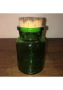 Petit bocal vert vintage | Hauteur 10,2 cm | LEVER Made in Belgium