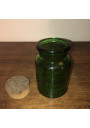 Petit bocal vert vintage | Hauteur 10,2 cm | LEVER Made in Belgium