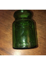 Petit bocal vert vintage | Hauteur 10,2 cm | LEVER Made in Belgium