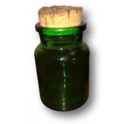 Small vintage green jar | Height 10.2 cm | LEVER Made in Belgium
