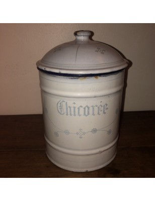 Old spice jar | Chicory | In enamelled sheet