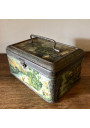 Old box of candies or cookies in lithographed tin