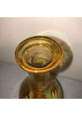 Old enamelled glass carafe | Amber | In the manner of Montjoye, Legras