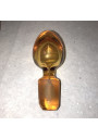 Old enamelled glass carafe | Amber | In the manner of Montjoye, Legras