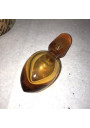 Old enamelled glass carafe | Amber | In the manner of Montjoye, Legras