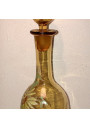 Old enamelled glass carafe | Amber | In the manner of Montjoye, Legras