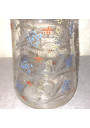 Old enamelled glass carafe | Circa 1900