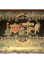 Old advertising lithographed sheet metal box Côte d'Or Bruxelles