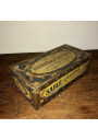 Old biscuit tin SABLÉS DES FLANDRES | In lithographed sheet metal | advertising box