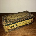 Ancienne boîte à biscuits SABLÉS DES FLANDRES | En tôle lithographiée | Boîte publicitaire