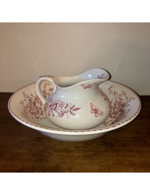 Ancien nécessaire de toilette | Jasmin F T Badonviller | L M Terre de fer