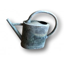 Old small zinc watering can | Height 28 cm