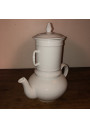 Théière blanche à filtres en porcelaine | Apilco France