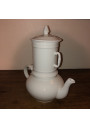 Théière blanche à filtres en porcelaine | Apilco France