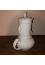 Théière blanche à filtres en porcelaine | Apilco France