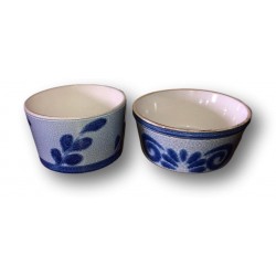 Set of 2 sandstone bowls | Alsace Blue Grey