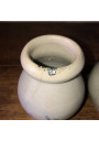 Lot de 2 petits pots en grès | Grès gris et bleus Alsaciens