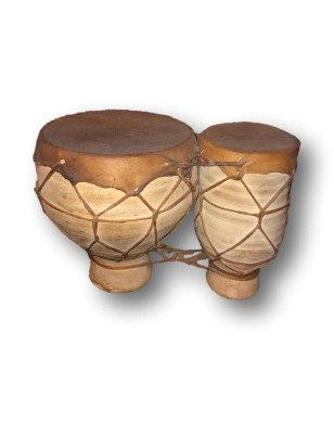 Nagharettes en terre cuite du Maroc | Tbilat en terre cuite et peau