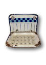 Old Lustucru soap dish | Soap dish in enamelled sheet B. B.