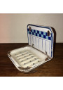 Old Lustucru soap dish | Soap dish in enamelled sheet B. B.
