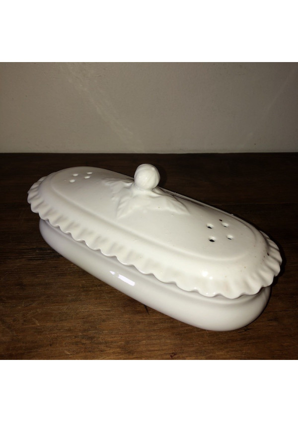 Old white porcelain toothbrush box | Toothbrush storage box