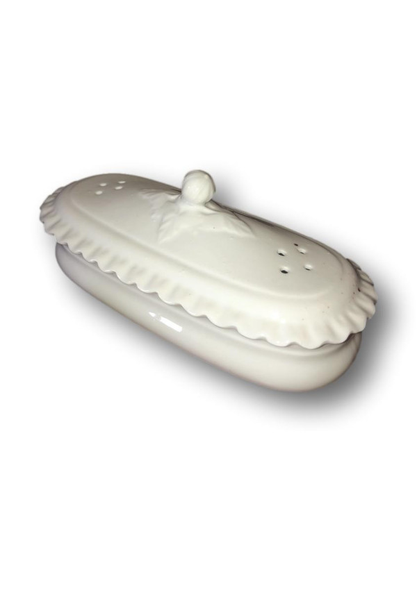 Old white porcelain toothbrush box | Toothbrush storage box