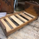Anciens meubles de poupée | Lit et armoire de poupée | Art déco