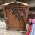 Anciens meubles de poupée | Lit et armoire de poupée | Art déco