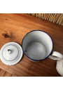 Old spice series in enamelled sheet metal | Old spice series with handle