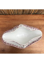 Old gravy boat | White and pink | Terre de Fer