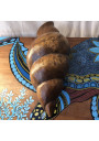 Vintage wooden seashell | Carved wooden conch shell