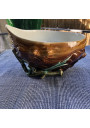 Old Choisy le Roi slip shell bowl circa 1890