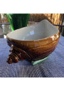 Old Choisy le Roi slip shell bowl circa 1890