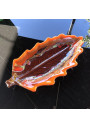 Plat vintage en céramique Vallauris | Plat feuille Vallauris