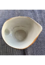 Old Choisy le Roi slip shell bowl circa 1890