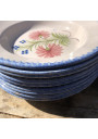 Anciennes assiettes Charolles d'époque 19ème siècle | Charolles Modèle oeillets