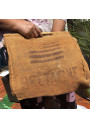Ancien sac cabas en toile de jute Bretagne