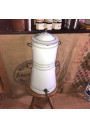 Very large and old coffee maker with enamelled sheet metal faucet