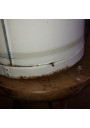 Very large and old coffee maker with enamelled sheet metal faucet