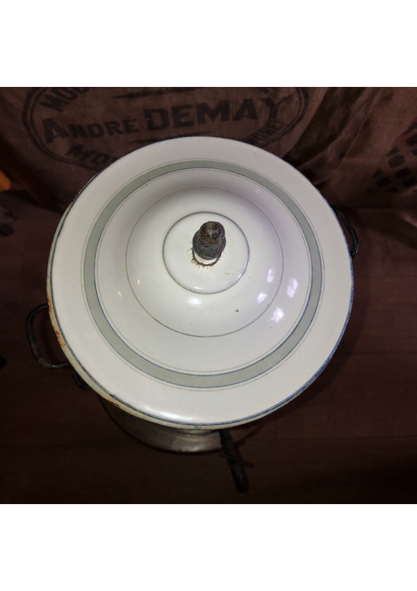 Ancienne Petite Cuisine En Tôle Avec Robinet Fonctionnel (jouet D'occasion)