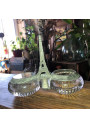 Former double saleron with double Eiffel Tower swivel lid