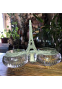 Former double saleron with double Eiffel Tower swivel lid