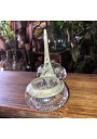 Former double saleron with double Eiffel Tower swivel lid
