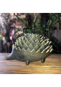 Nesting hedgehog ashtray in the style of Walter Bosse