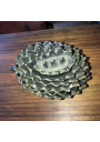 Nesting hedgehog ashtray in the style of Walter Bosse