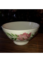 Old small bowl with floral decoration