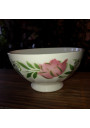 Old small bowl with floral decoration